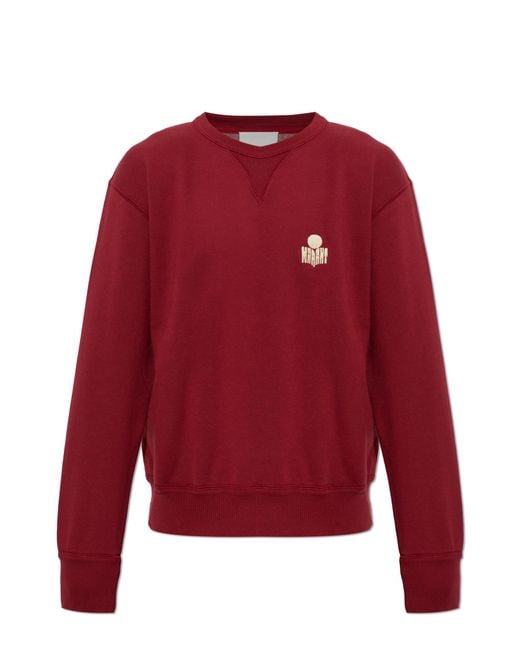 Isabel Marant Red Sweatshirt "Mike" for men
