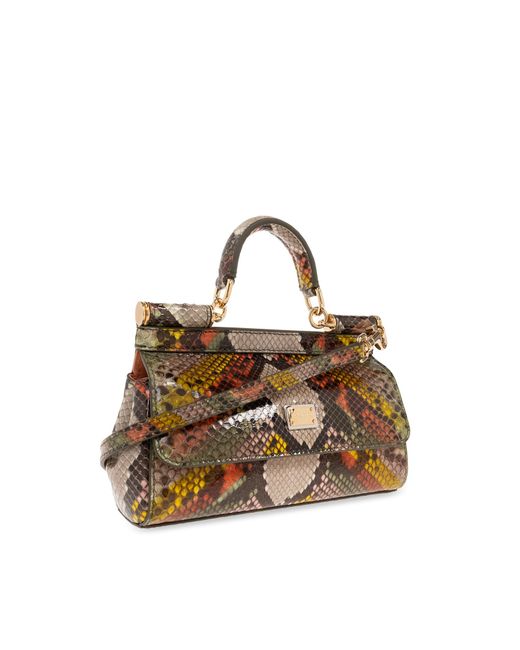 Dolce & Gabbana Multicolor 'sicily Small' Shoulder Bag,
