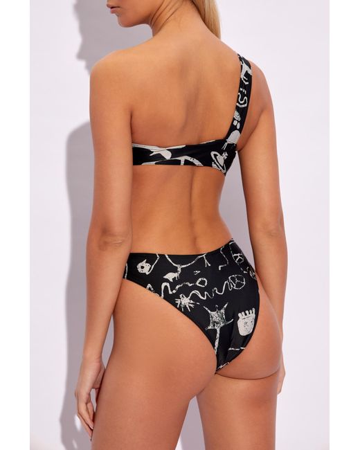 Vivienne Westwood Black One-Piece Swimsuit