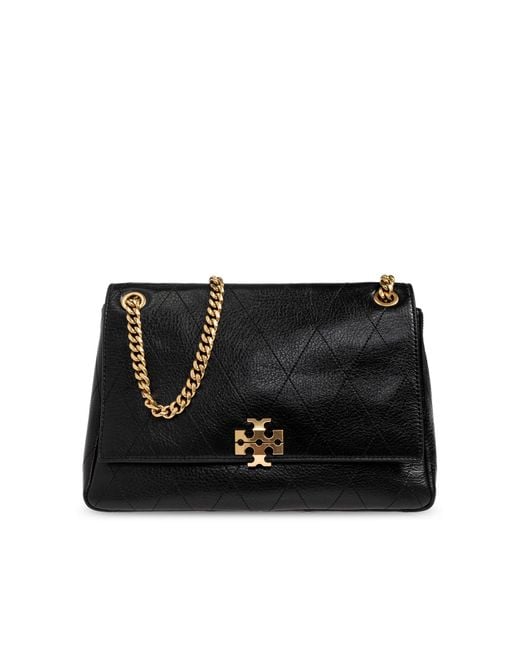 Tory Burch Black Shoulder Bag 'Charlie'