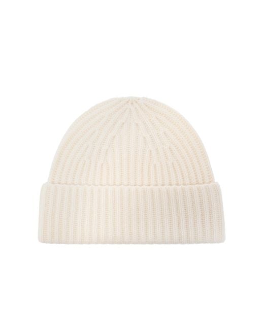 Lisa Yang Natural 'Martigny' Cashmere Beanie