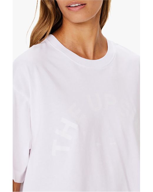 The Upside White T-Shirt "Laura"