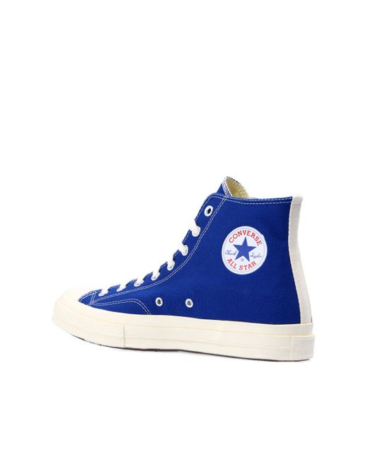 commes des garcon converse blue
