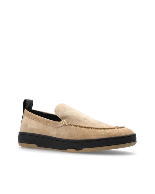 Lanvin Natural Suede Shoes for men