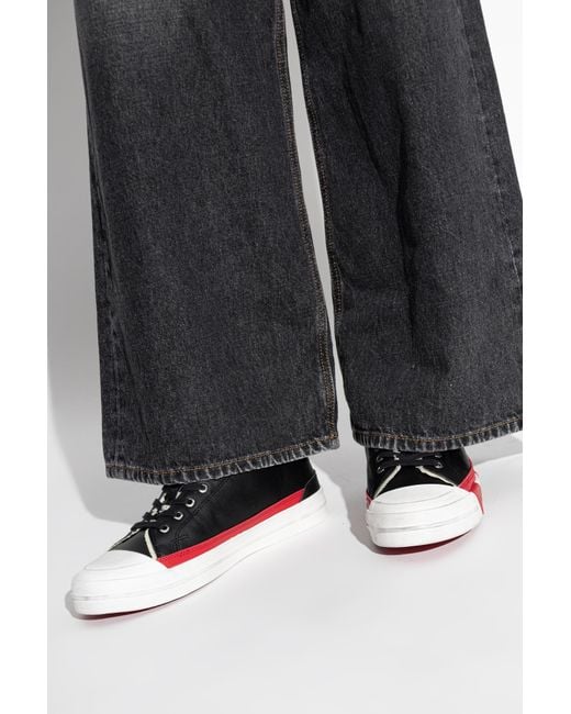 DIESEL Red Sports Shoes 'S-D-Verse Low 2' for men