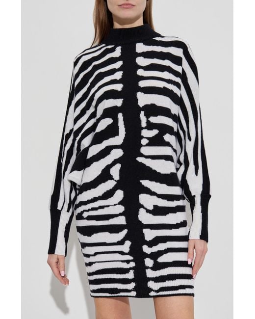 Balmain Black Wool Dress