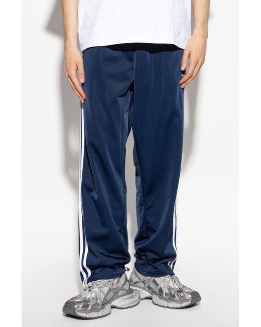 Adidas Originals Blue Sweatpants With Logo, for men