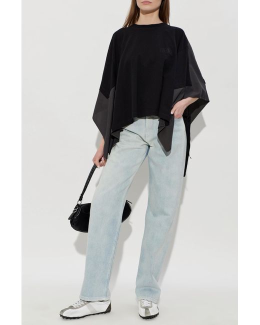 MM6 by Maison Margiela Blue Straight-Leg Jeans