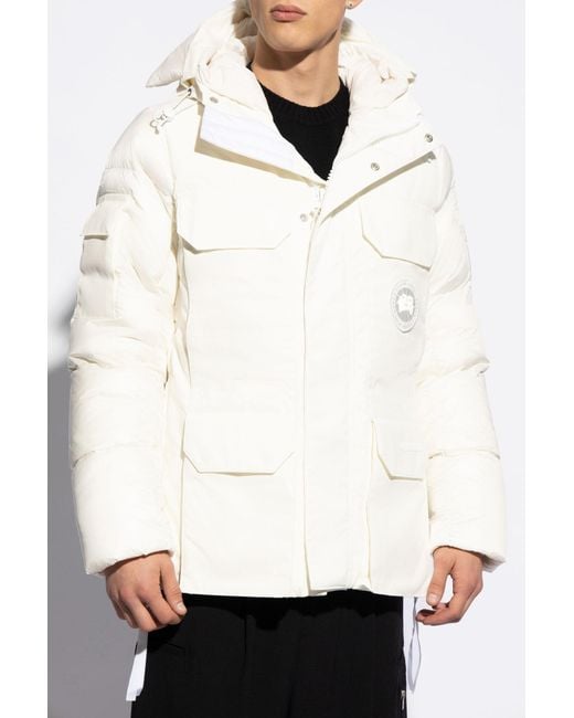 Canada Goose White 'Paradigm Expedition' Down Parka for men
