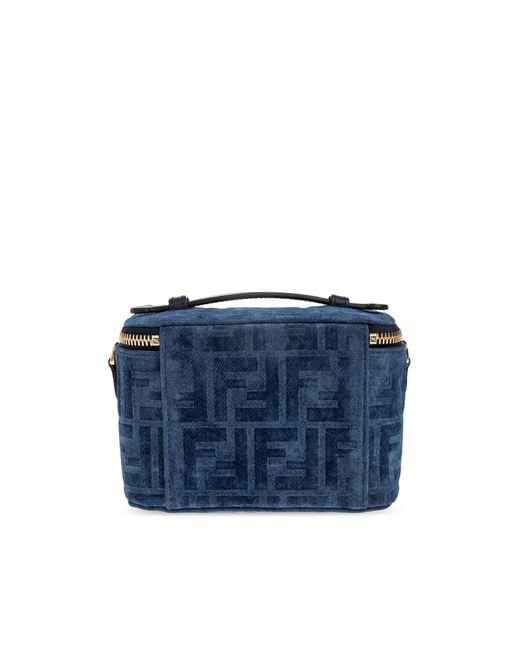 Fendi Blue "Vanity" Hand Bag