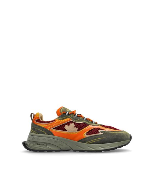 DSquared² Brown Sprinter Sports Shoes for men