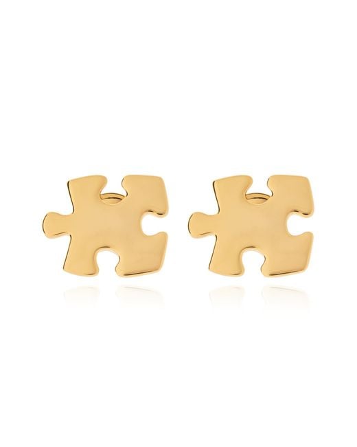 Moschino Metallic Brass Clips