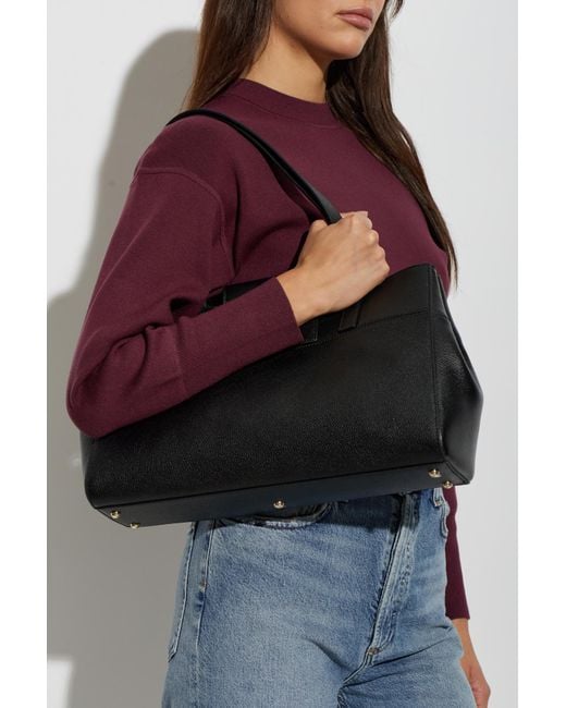Furla Black "Amelia Large" Bag