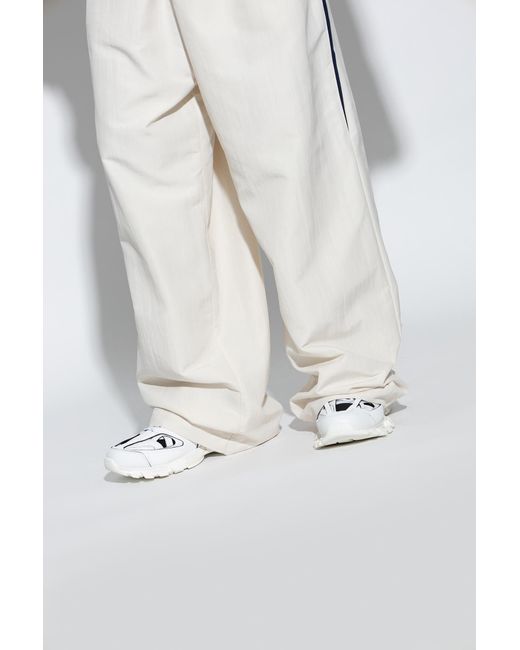 Balenciaga White Track Sock Panelled Sneakers