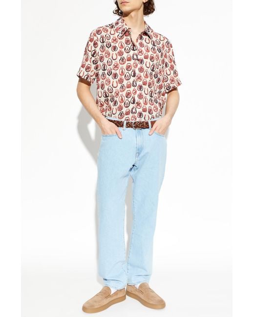 Paul Smith Pink Short-Sleeved Shirt for men