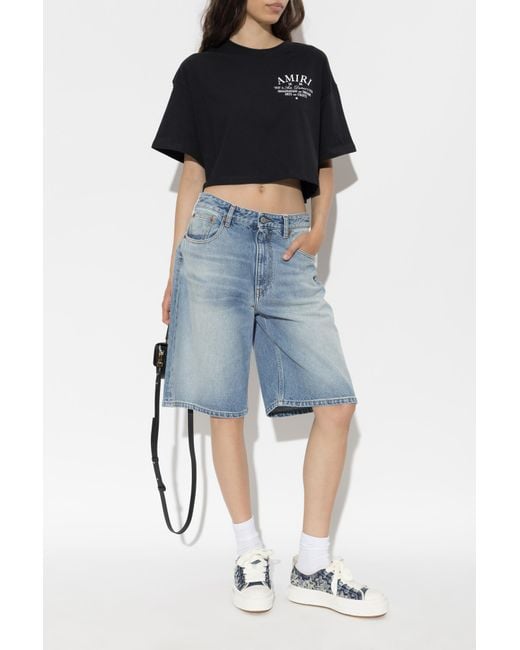 Amiri Black Short T-Shirt