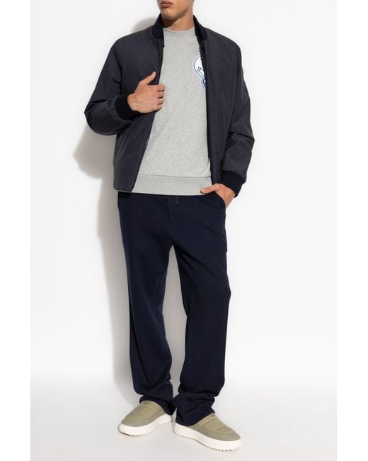 Moncler Blue 'Epinla' Bomber Jacket for men