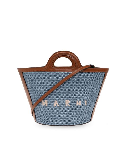 Marni Blue 'tropicalia' Shopper Bag,