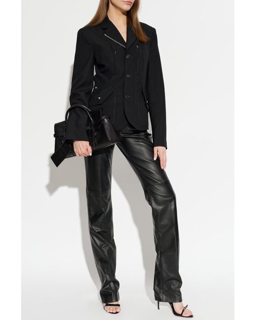 DSquared² Black Blazer With Multiple Pockets