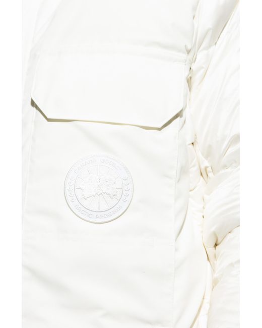 Canada Goose White ‘Paradigm Expedition’ Down Parka for men