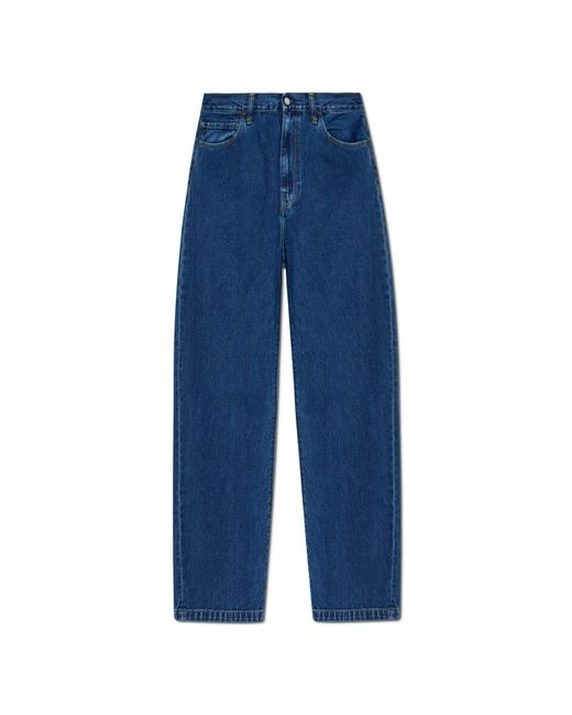 Carhartt Blue Jeans With Logo for men