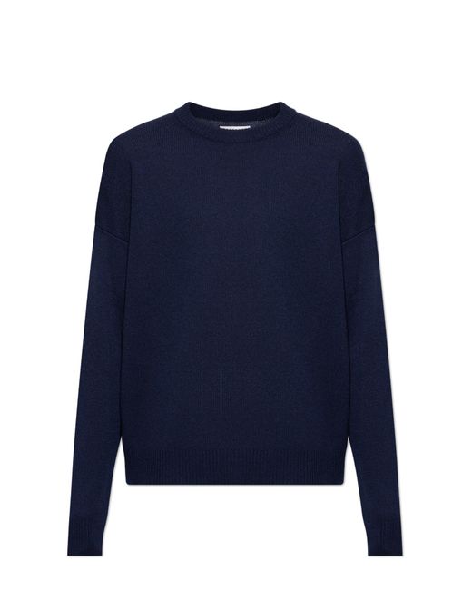 Jil Sander Blue Cashmere Sweater for men