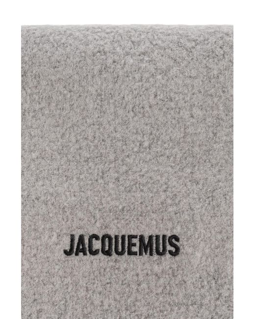 Jacquemus Black Wool Scarf