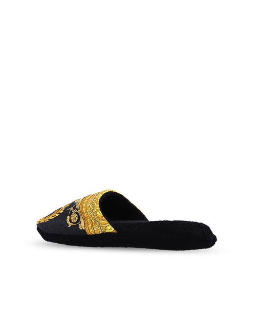 Versace White Cotton Slippers for men