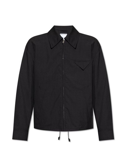 Bottega Veneta Black Wool Jacket for men