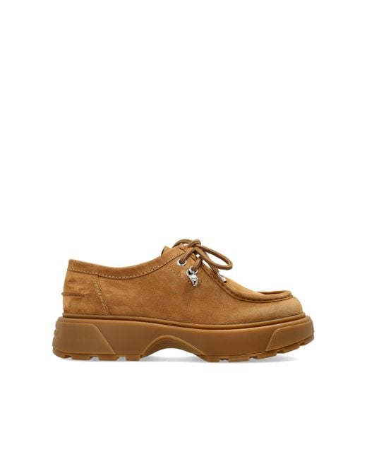 McQueen Blue Suede Shoes 'Rover' for men