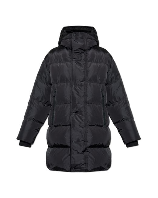 DSquared² Blue Long Down Jacket for men