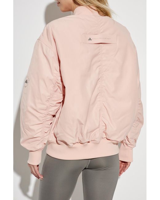 Adidas By Stella McCartney Pink Bomber Style Jacket