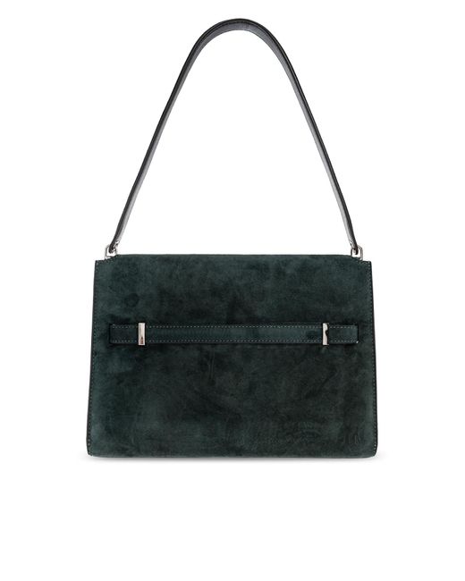 Tory Burch Green Shoulder Bag 'Lee Radziwill Large'