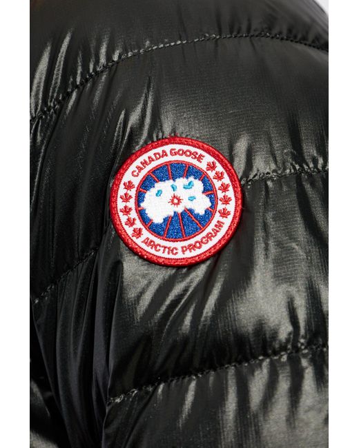 Canada Goose Black Jacket With Stand-Up Collar for men
