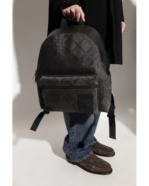 Burberry Black Backpack "Chester" for men
