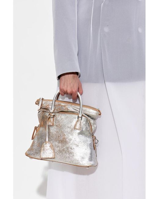 Maison Margiela White '5Ac Soft Mini' Hand Bag