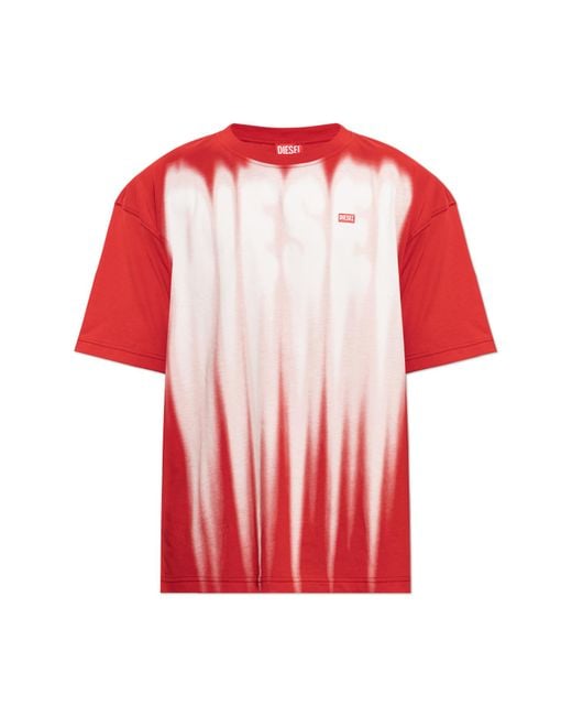 DIESEL Red T-Shirt 'T-Boxt-Aa1' for men