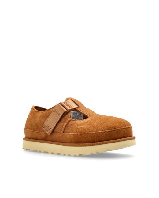 Ugg Natural Suede Shoes 'W Goldenstar Mary Jane'