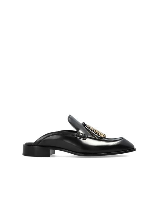 Loewe Black "Edge" Slides