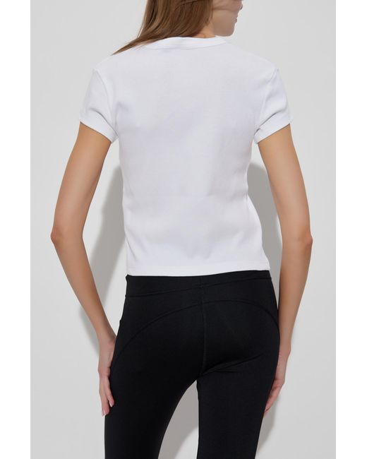 Alexander Wang White T-Shirt With Logo