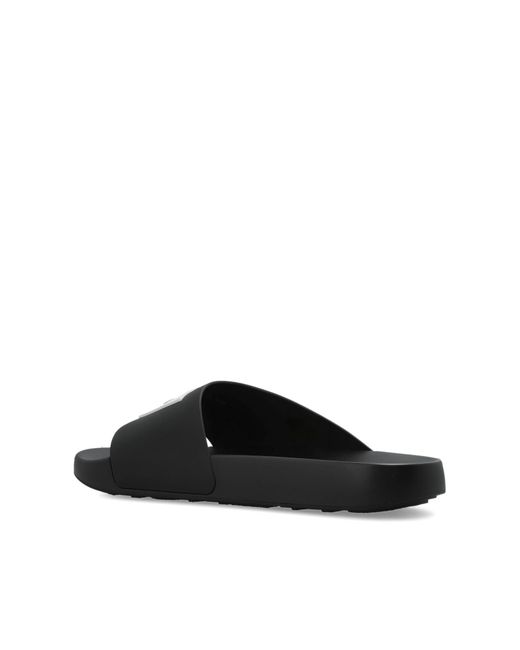Givenchy White Slides With Logo for men