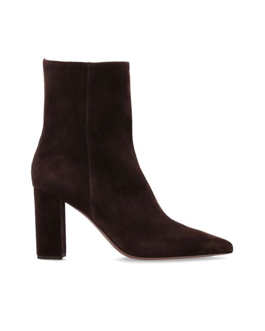 Paris Texas Brown 'Anja' Heeled Ankle Boots