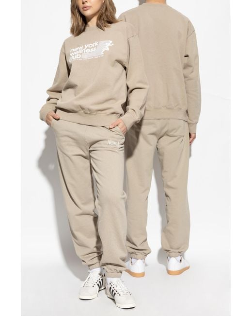 Sporty & Rich Sweatshirt 'Usa Wellness Club' in Natural | Lyst UK