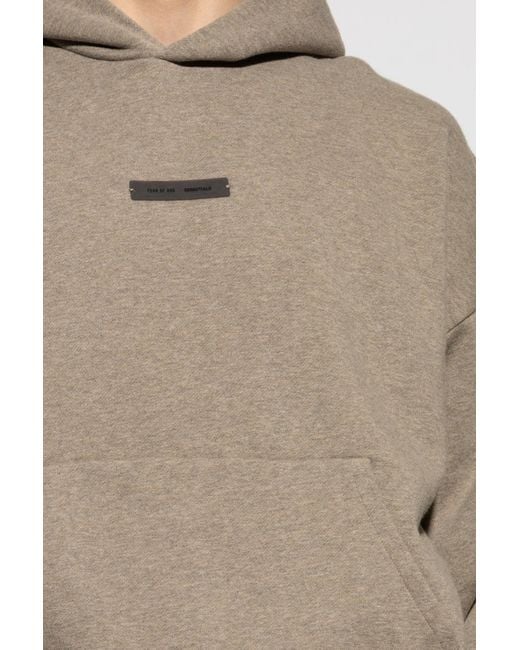 Fear Of God Natural Sweatshirt With Logo for men