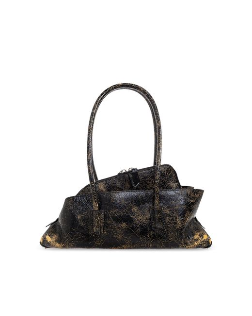 The Attico Gray Handbag "la Passeggiata Small",