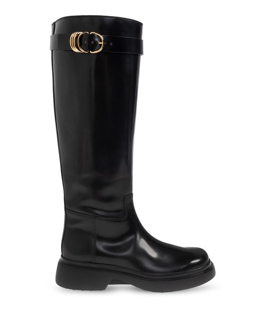 Tod's Black Leather Boots