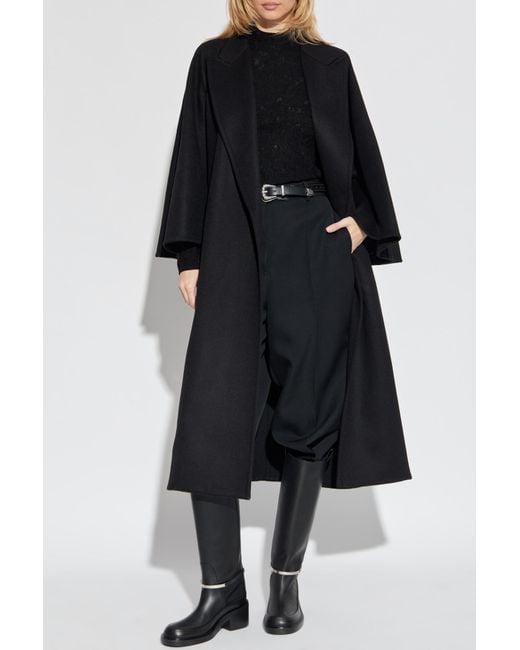 Max Mara Black "Gange" Coat