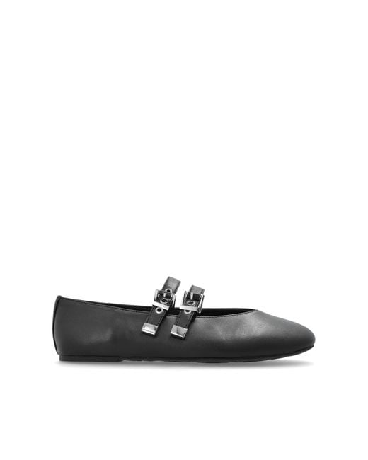 MICHAEL Michael Kors Black 'Rowen' Ballerinas