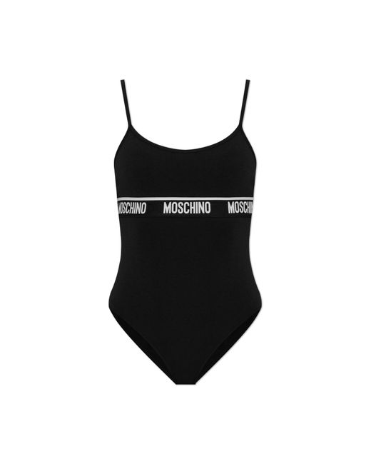 Moschino Black Bodysuit From The Underwear Collection