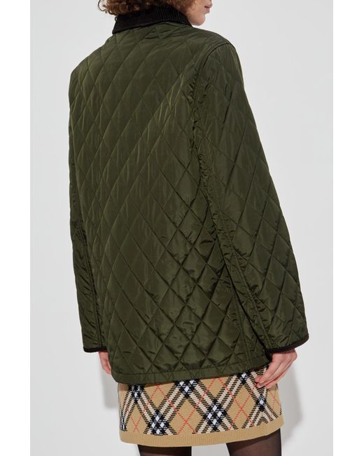 Burberry Green Quilted Jacket "Broadway"